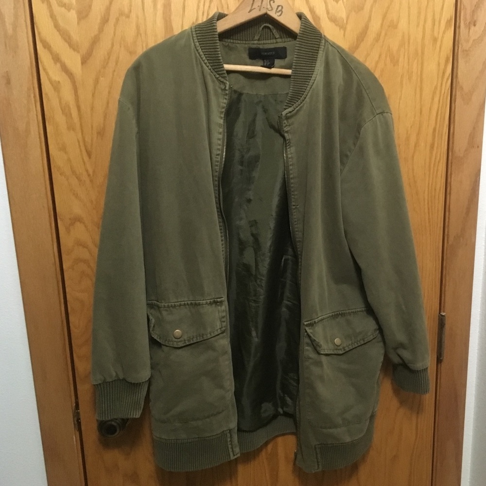 Forever 21 Army green jacket